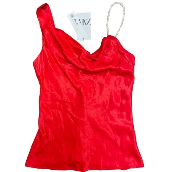 Zara Asymmetrical Pear Detail Top - Picture 7 of 11